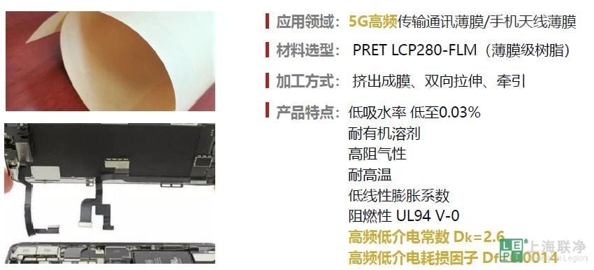 LCP薄膜在5G手机中应用