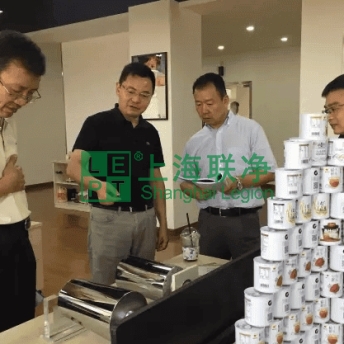 上海联净-闵行区科委杨磊一行调研上海联净电子科技有限公司