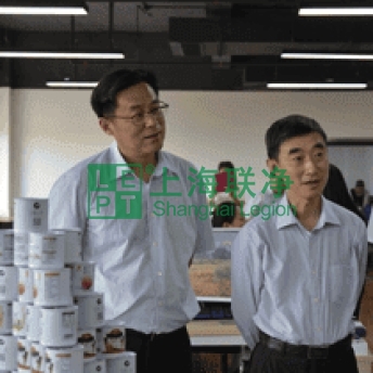 上海联净-闵行区人大倪学斌一行参观上海联净电子科技有限公司